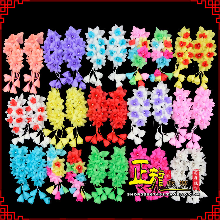 石龙小姐鬓花头饰小花头花 好六朵
