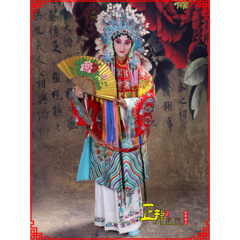 石龙凤袍杨贵妃贵妃醉酒 软绉团凤女蟒