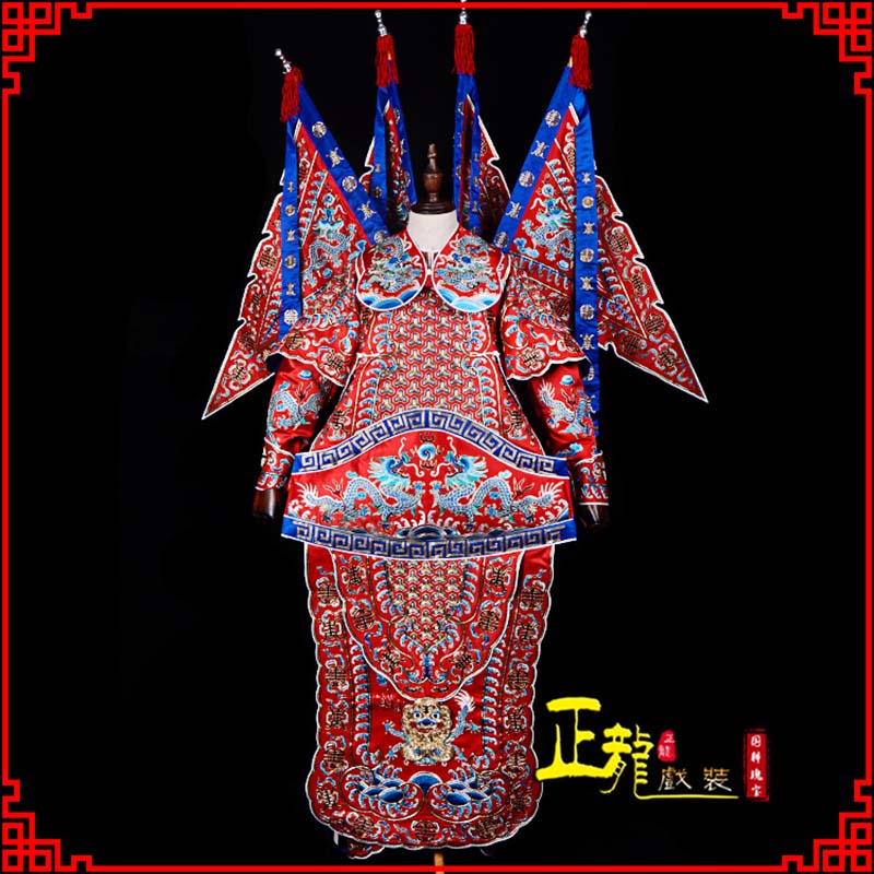 石龙武生戏服戏曲武将靠